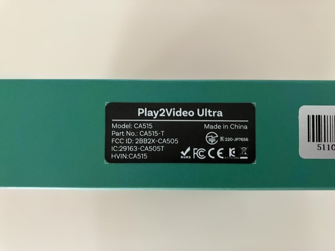 【新品未使用】Ottocast Play2Video Ultra