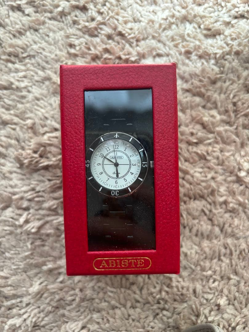 ゆみちゃんさま専用　JAL機内販売限定！ABISTE 腕時計 黒