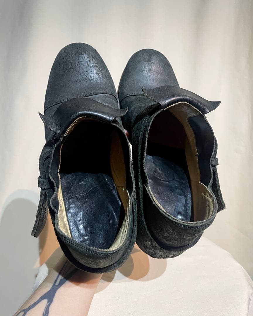 靴 m.a+ maurizio amadei -Cordovan Low Boots