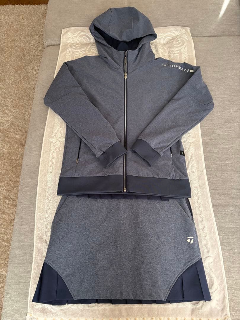 TaylorMade テーラーメイド セット パーカー L スカート M 裏起毛