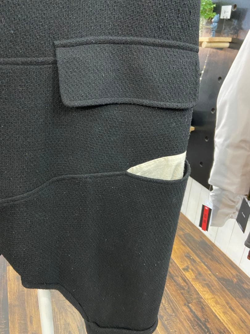 さちこモユル黒 サルエルパンツ