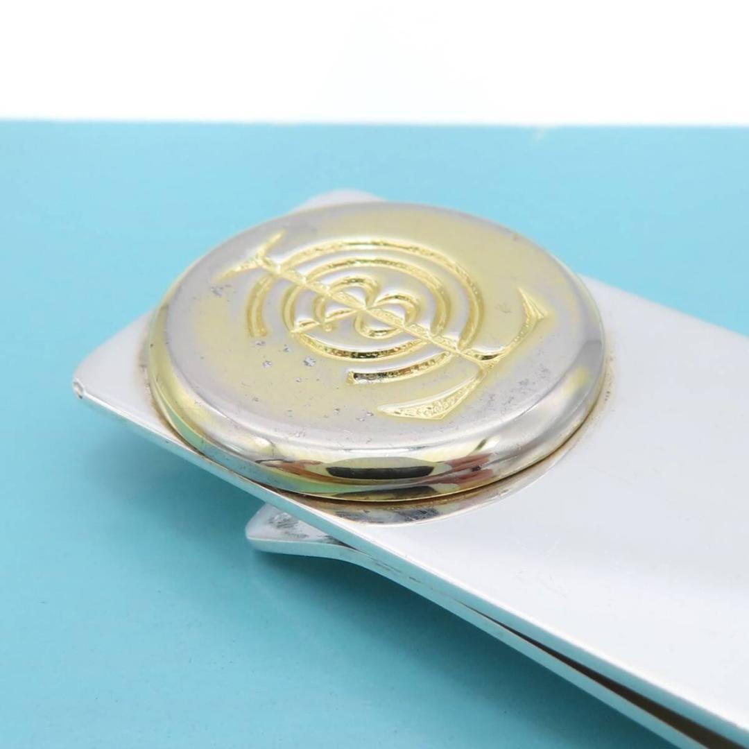 ティファニー ゴールド シルバー コンビ マネー クリップ K18 HA347