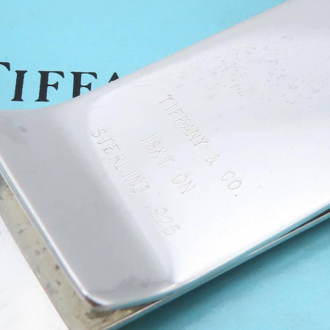 ティファニー ゴールド シルバー コンビ マネー クリップ K18 HA347
