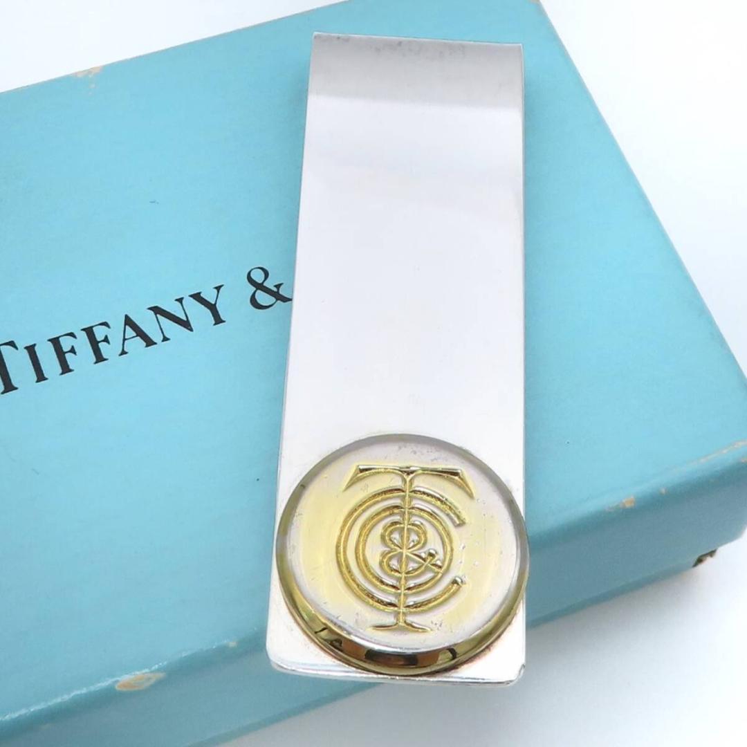 ティファニー ゴールド シルバー コンビ マネー クリップ K18 HA347