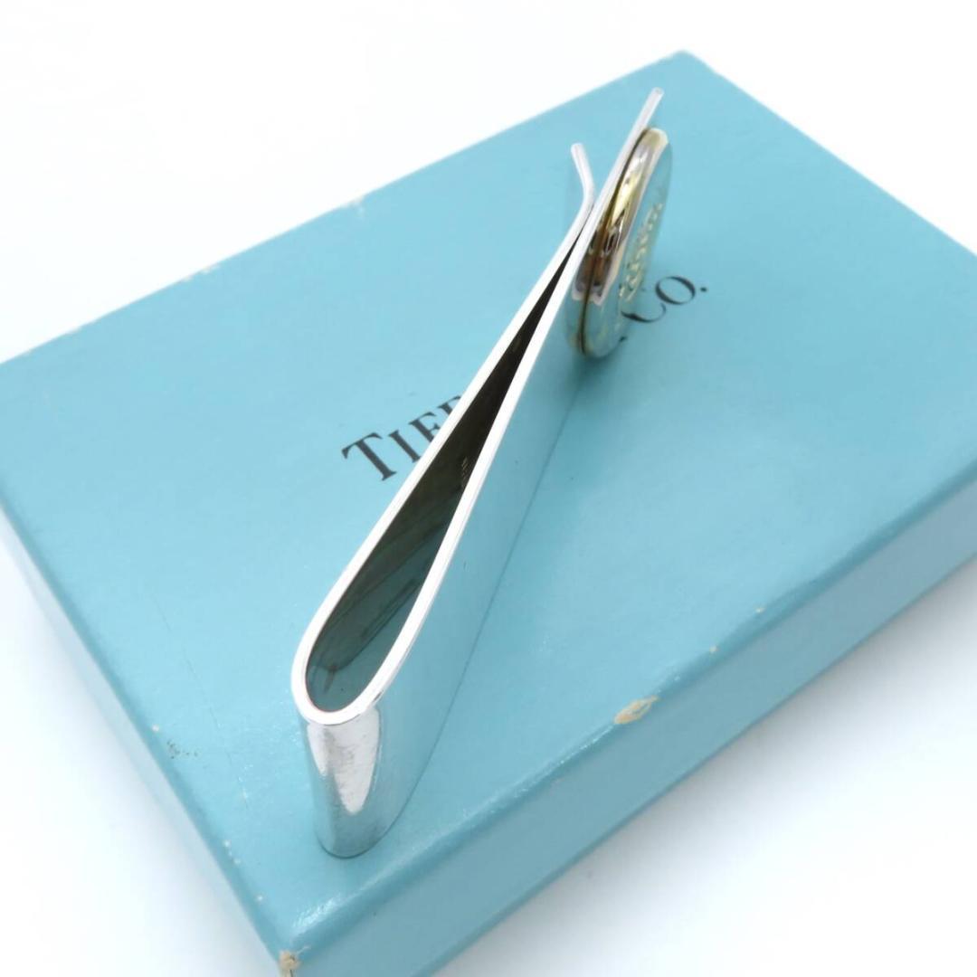 ティファニー ゴールド シルバー コンビ マネー クリップ K18 HA347