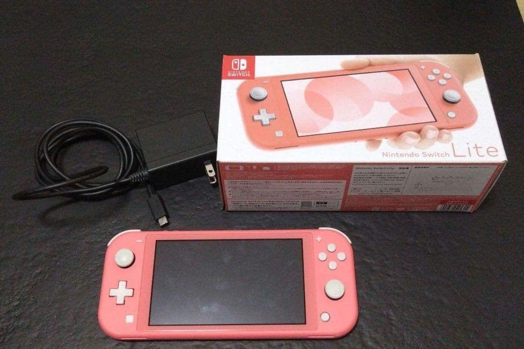 Nintendo Switch Lite コーラル ACアダプター付き