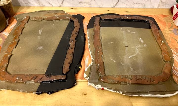 大皿 長角大皿 一尺 二枚