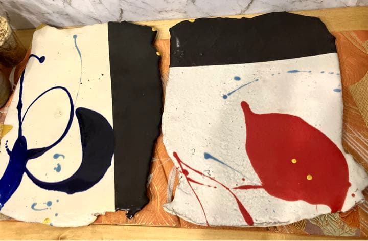 大皿 長角大皿 一尺 二枚