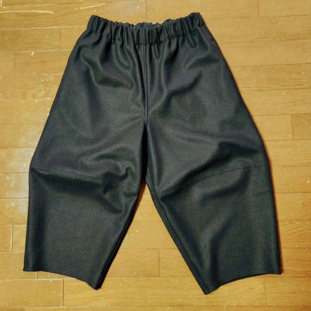 さくらママバルーンパンツ圧縮ウール黒