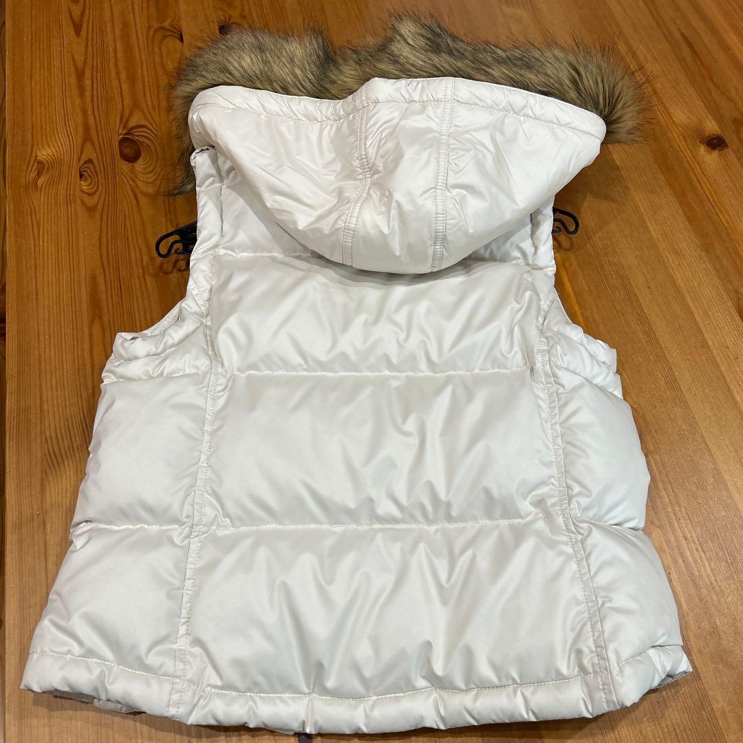 POLO JEANS COMPANY ファー付きダウンベスト L