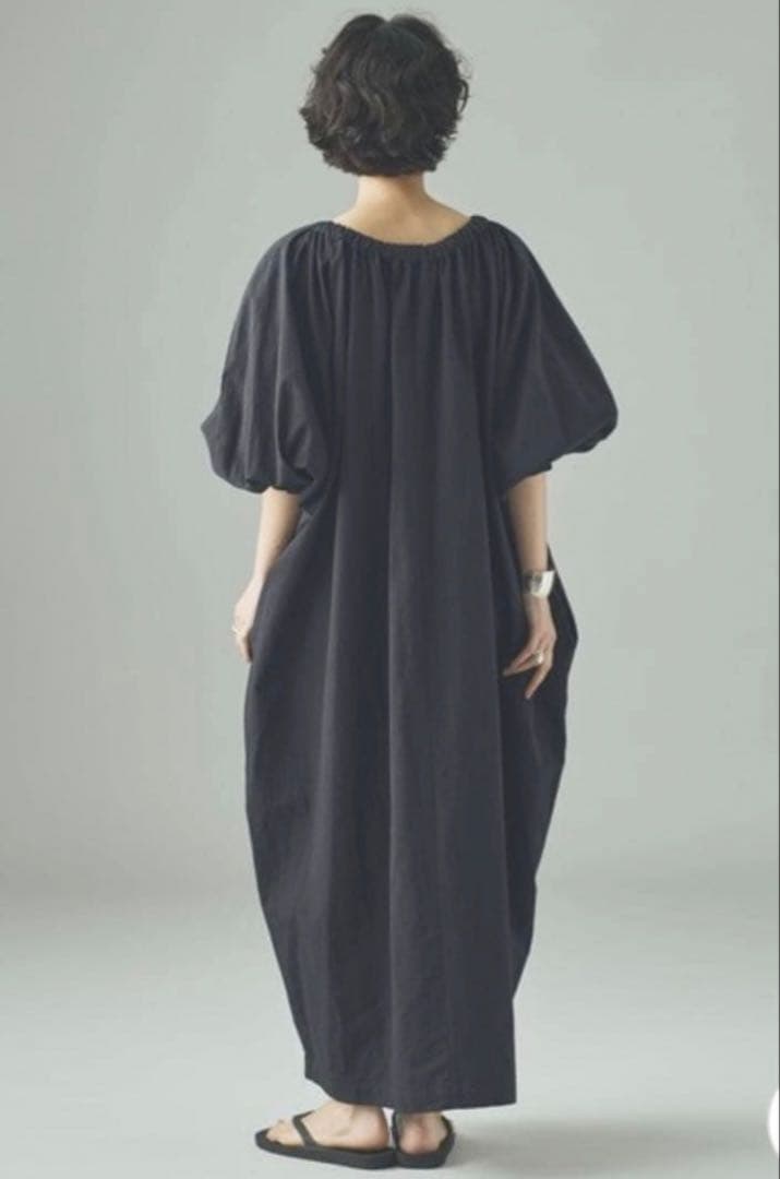 【美品】カレンソロジー コットン リネン ドルマンワンピース