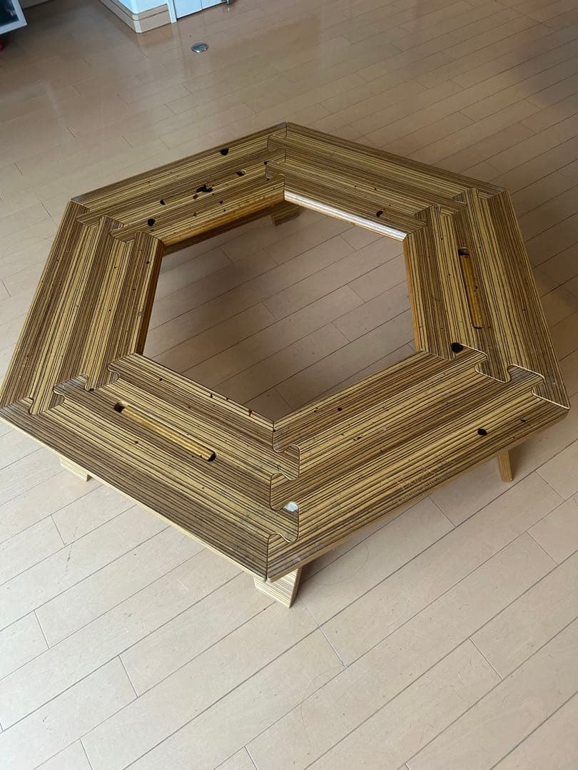 The Arth ザアース しま次郎 ヘキサテーブル 六角テーブル