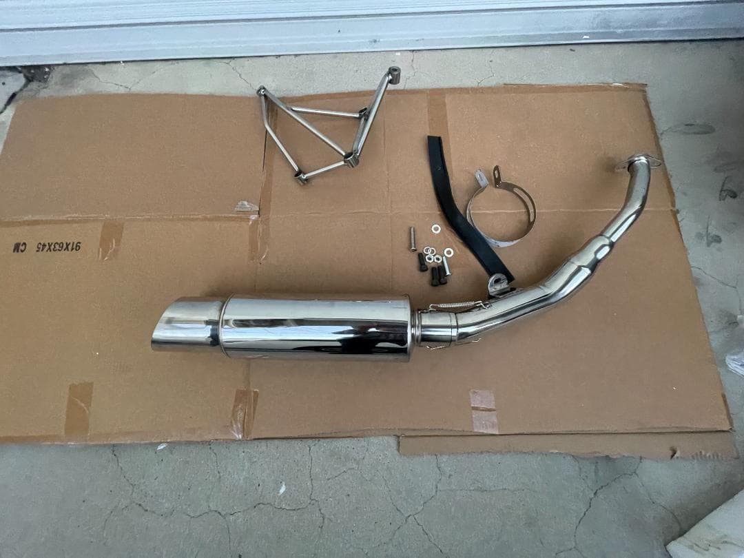 るきくれさん　FORZAフォルツァMF08 マフラー セット　ステンレス製