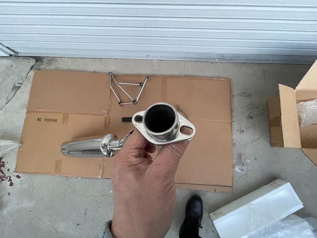 るきくれさん　FORZAフォルツァMF08 マフラー セット　ステンレス製