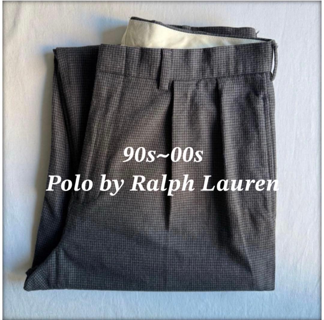 パンツ 90s Polo Ralph Lauren houndstooth slacks
