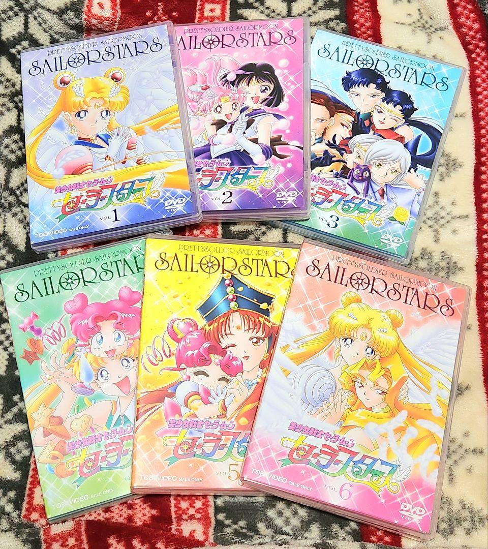 【即購入⭕】美少女戦士セーラームーンDVD 全6巻セット