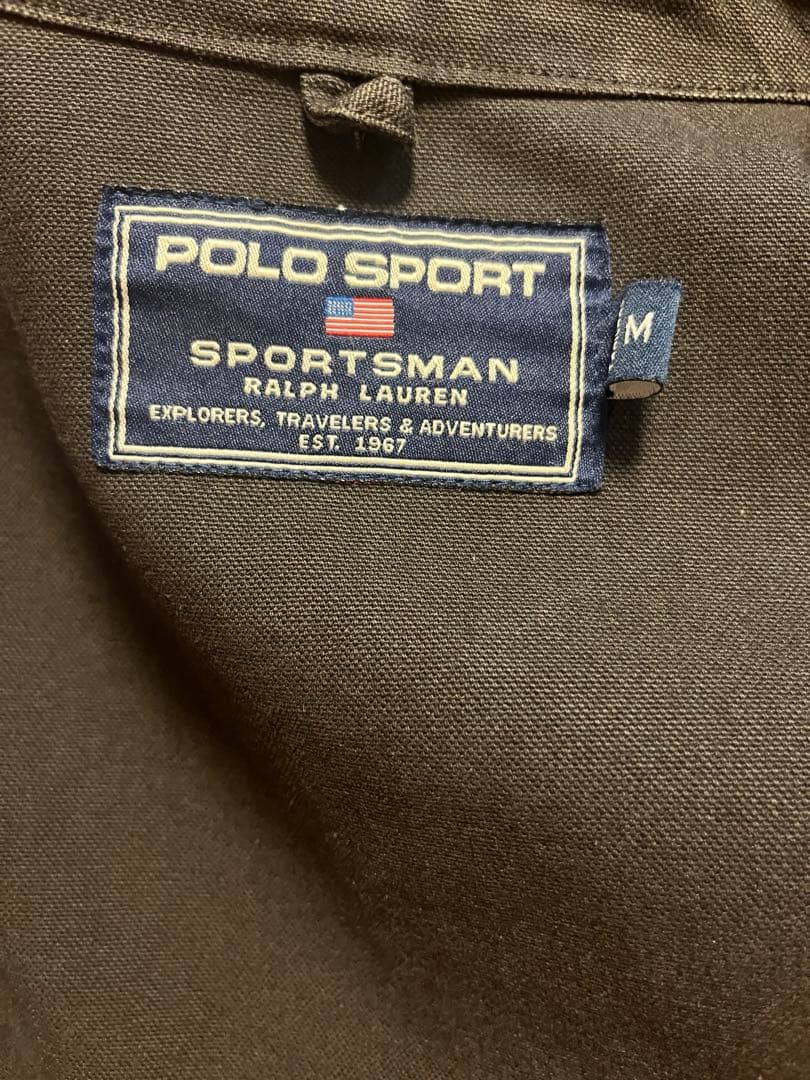 90s POLO SPORT RalphLauren ハンティングジャケット 黒
