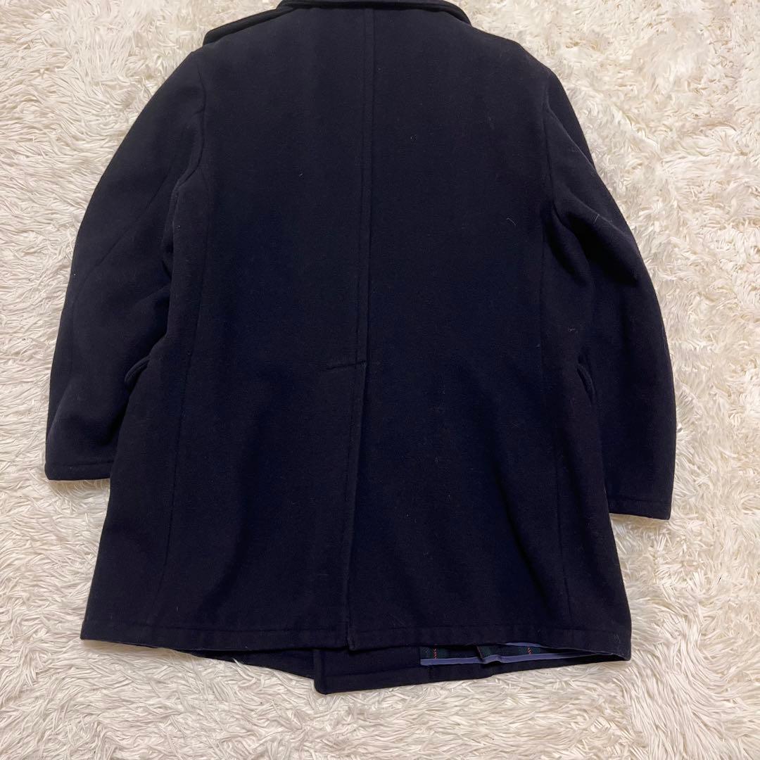 希少　ブルックスブラザーズ　ピーコート　80’s　チェック　キルティング　くるみ