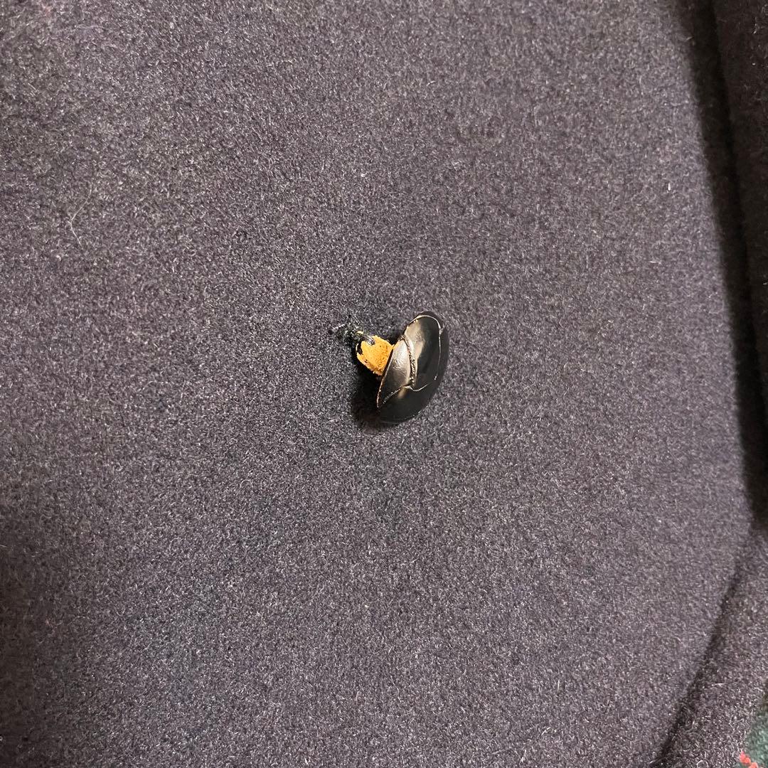 希少　ブルックスブラザーズ　ピーコート　80’s　チェック　キルティング　くるみ