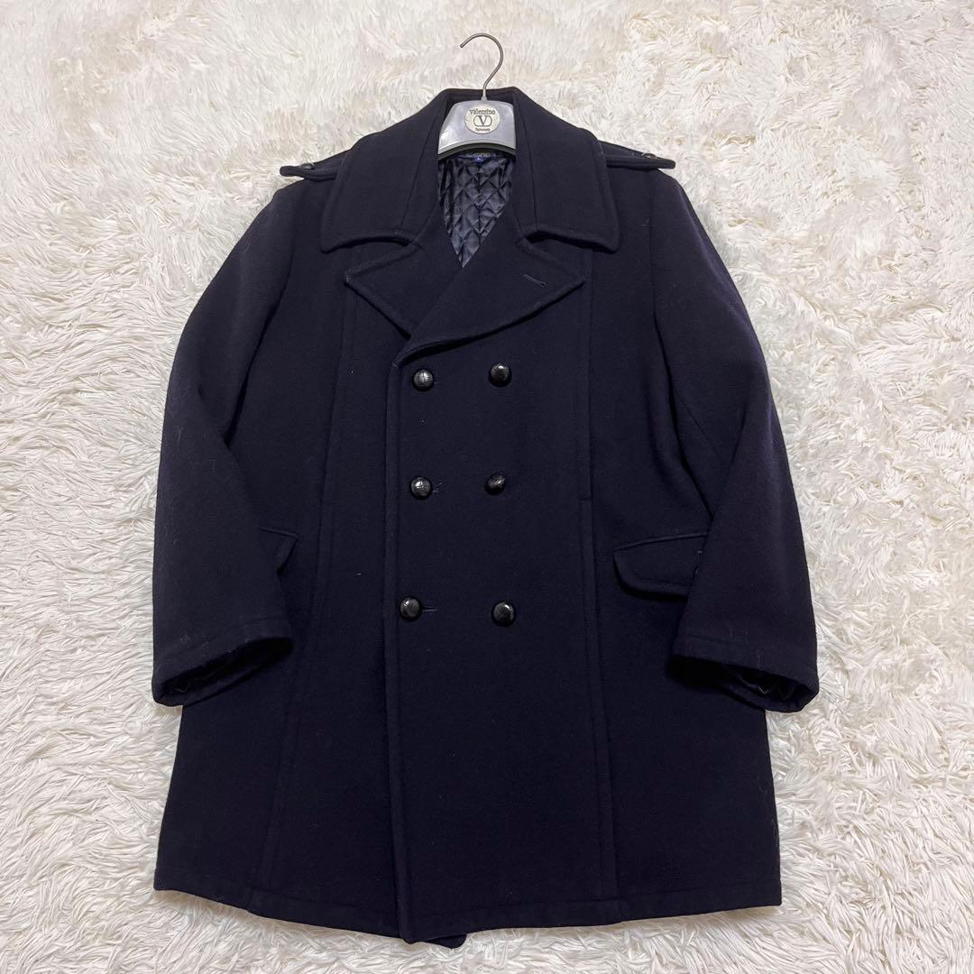 希少　ブルックスブラザーズ　ピーコート　80’s　チェック　キルティング　くるみ