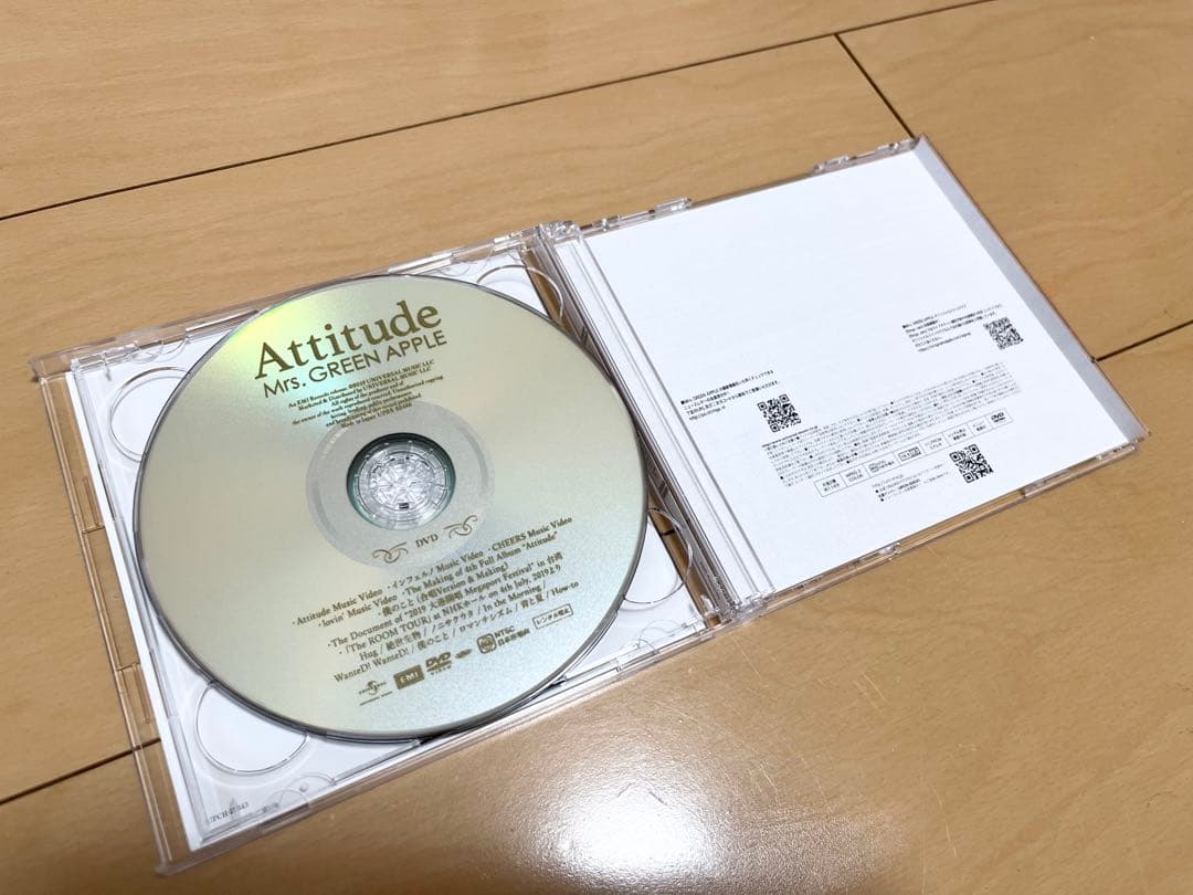 Mrs. GREEN APPLE / Attitude 初回限定盤