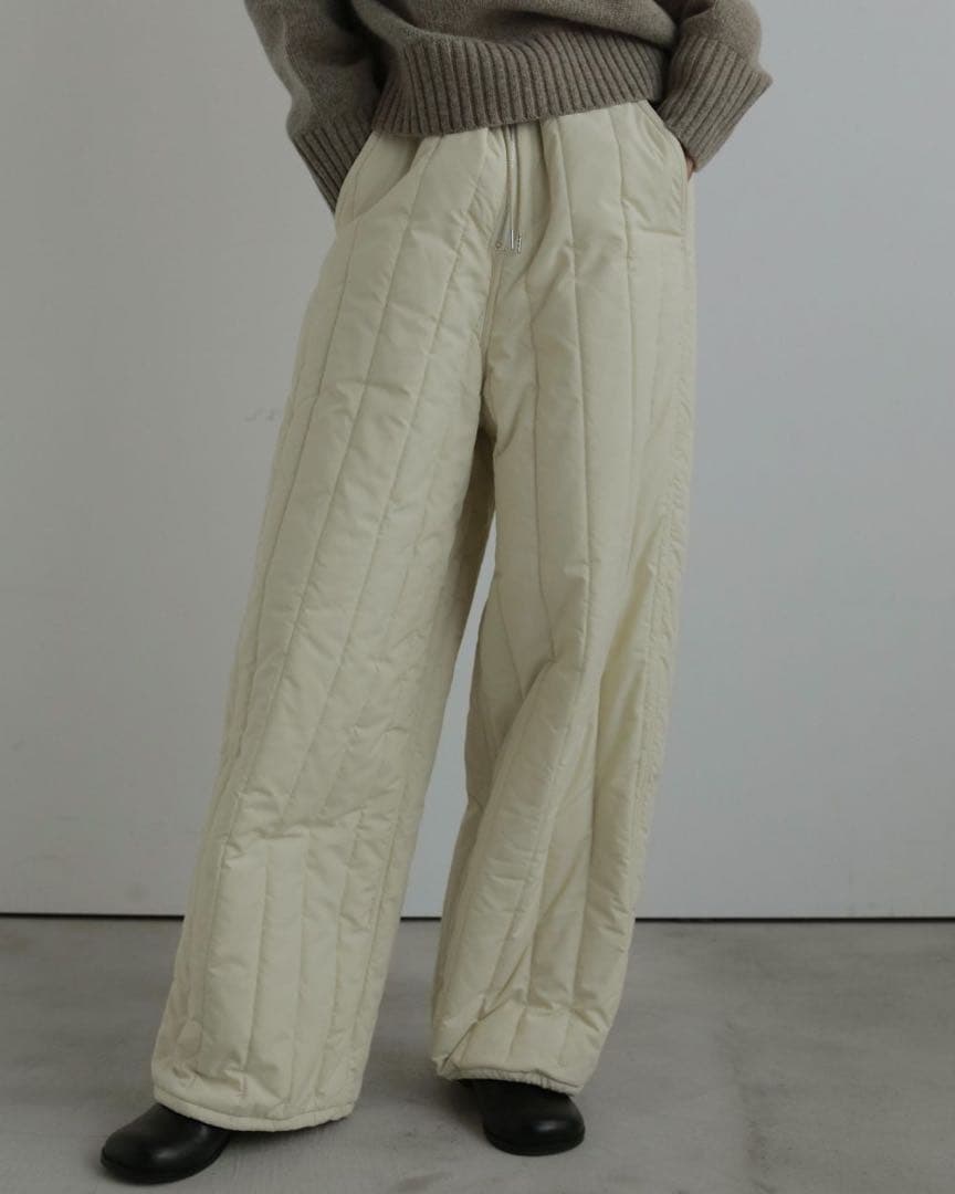 パンツ anuke Padding Loose Pants