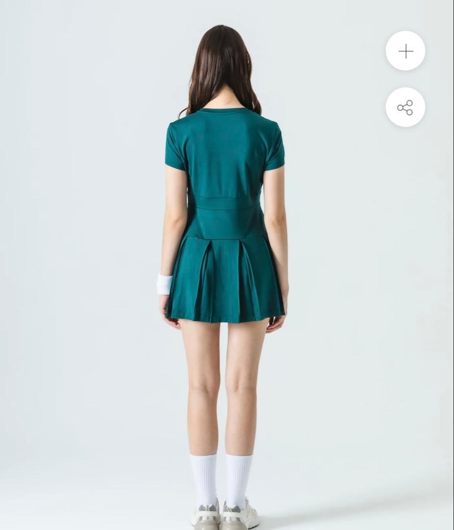 新作　アドミラル　テニスウェア　ワンピース　グリーン