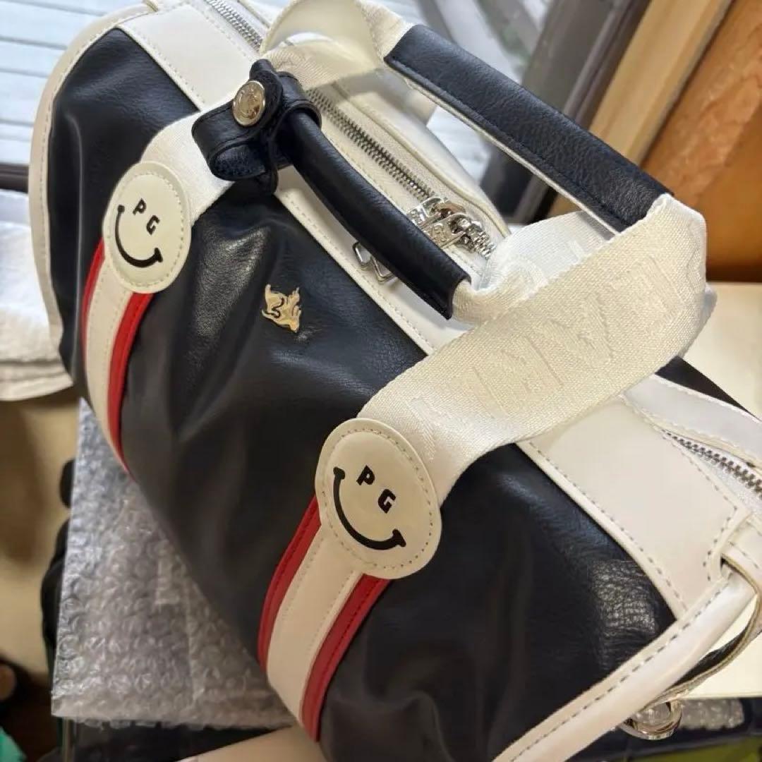 PEARLY GATES PGキャディバッグ 黒/白/赤