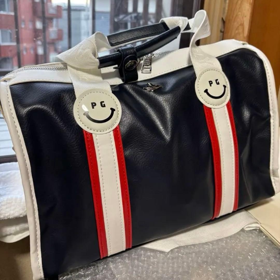 PEARLY GATES PGキャディバッグ 黒/白/赤
