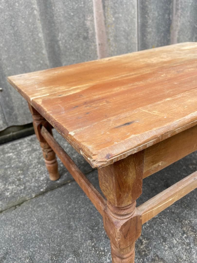 アンティーク/フランス/古材/ローテーブル /センターテーブル/テーブル/机