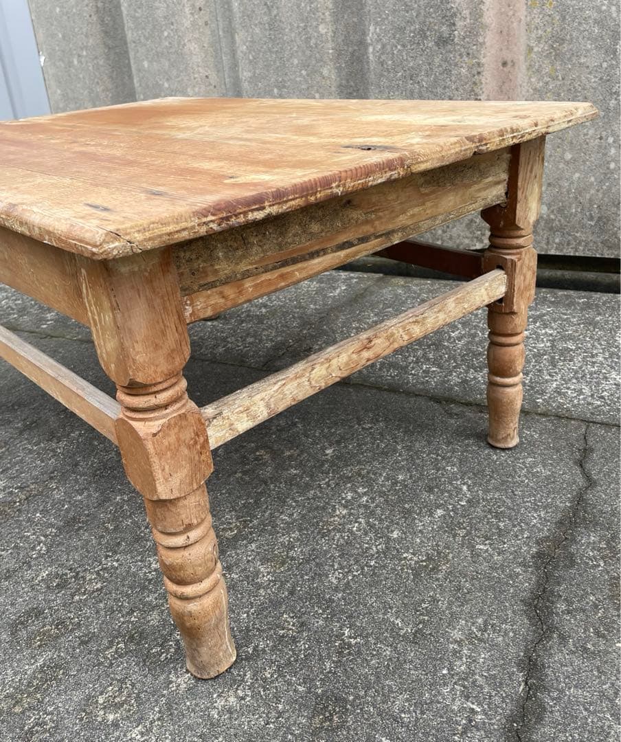 アンティーク/フランス/古材/ローテーブル /センターテーブル/テーブル/机