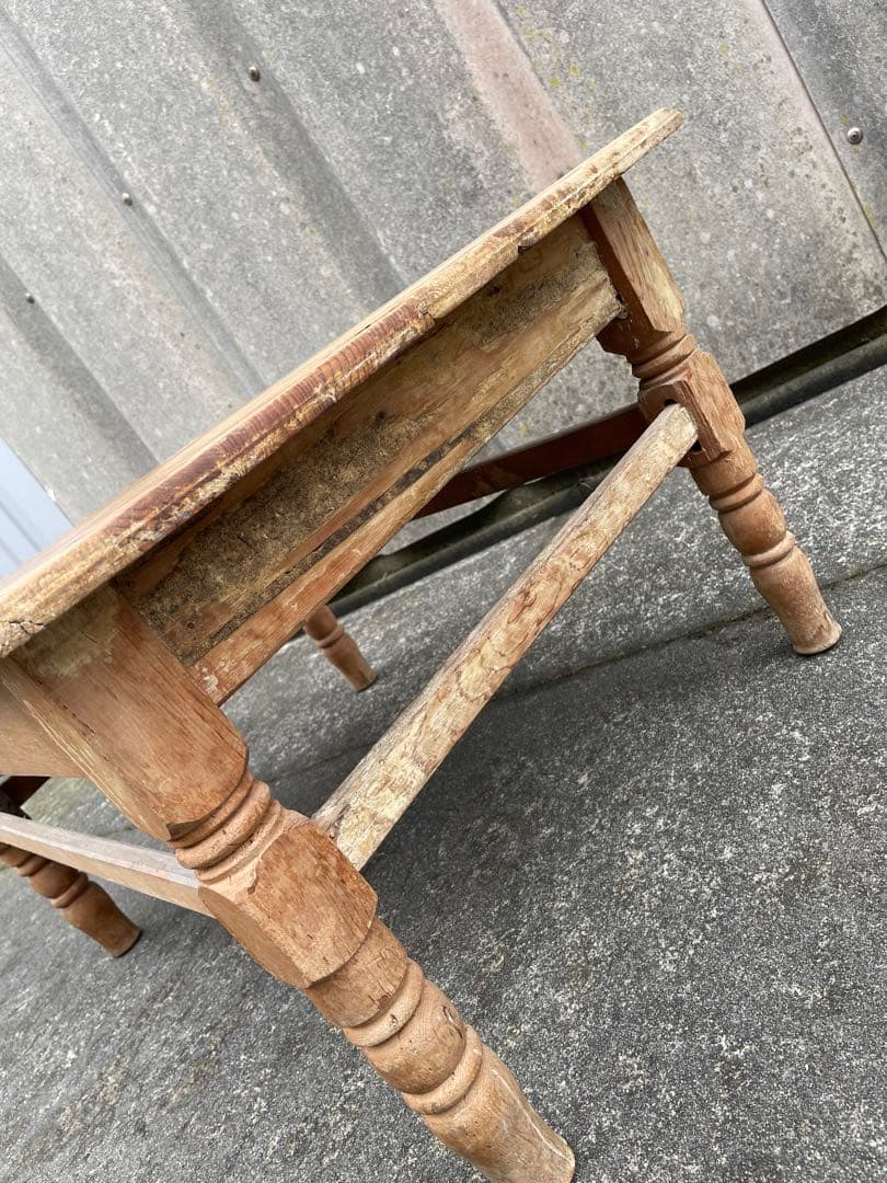アンティーク/フランス/古材/ローテーブル /センターテーブル/テーブル/机