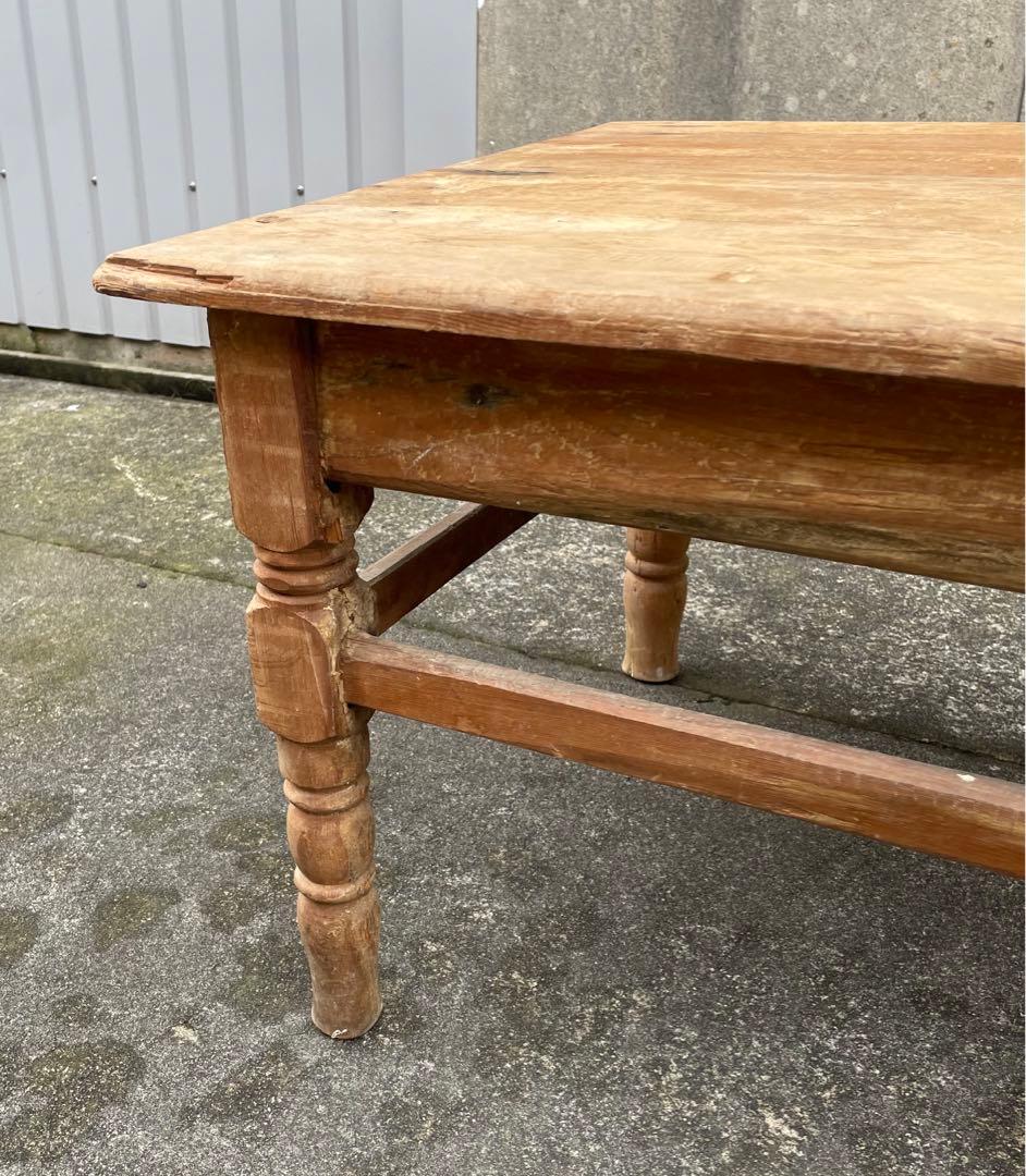 アンティーク/フランス/古材/ローテーブル /センターテーブル/テーブル/机