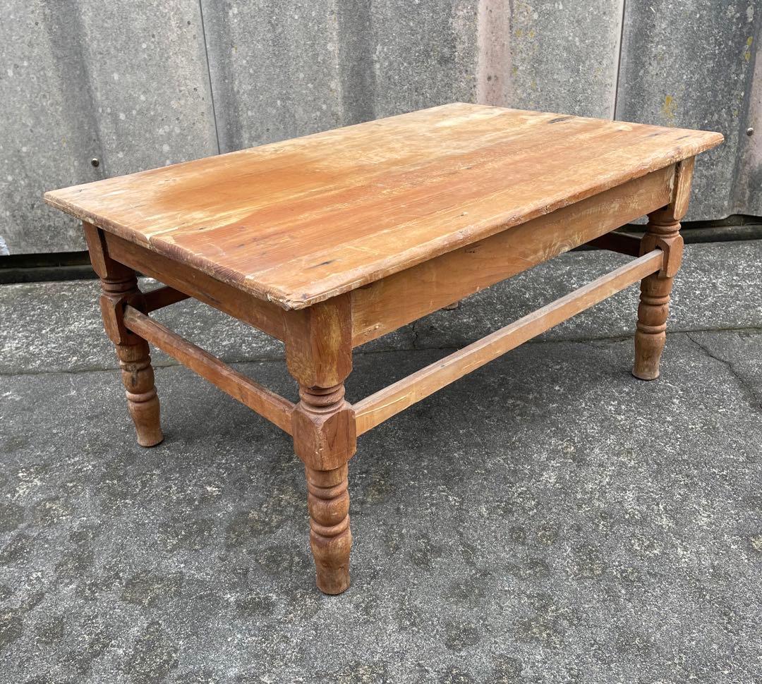 アンティーク/フランス/古材/ローテーブル /センターテーブル/テーブル/机