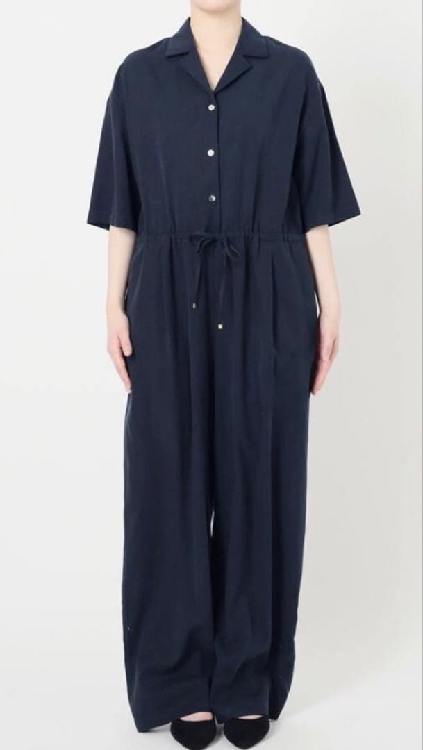 スローブイエナ ハーフスリーブオールインワン 　SLOBE IENA