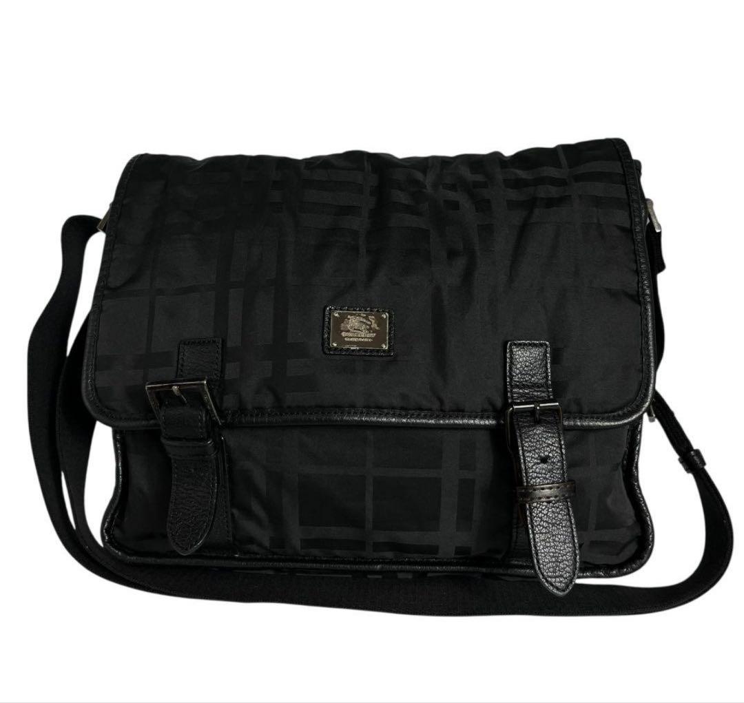良品　BURBERRY　バーバリーブラックレーベル ショルダーバッグ
