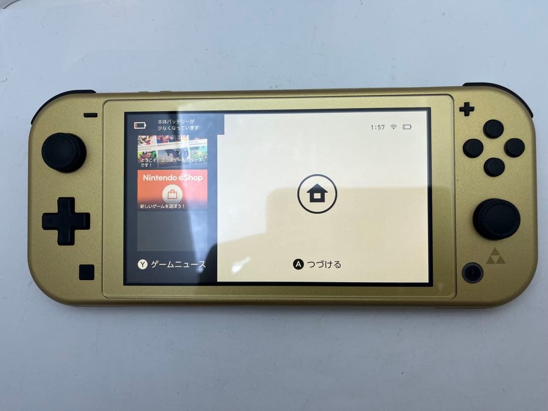 1美品　任天堂　Switch Lite 本体　ハイラルエディション　付属品無し