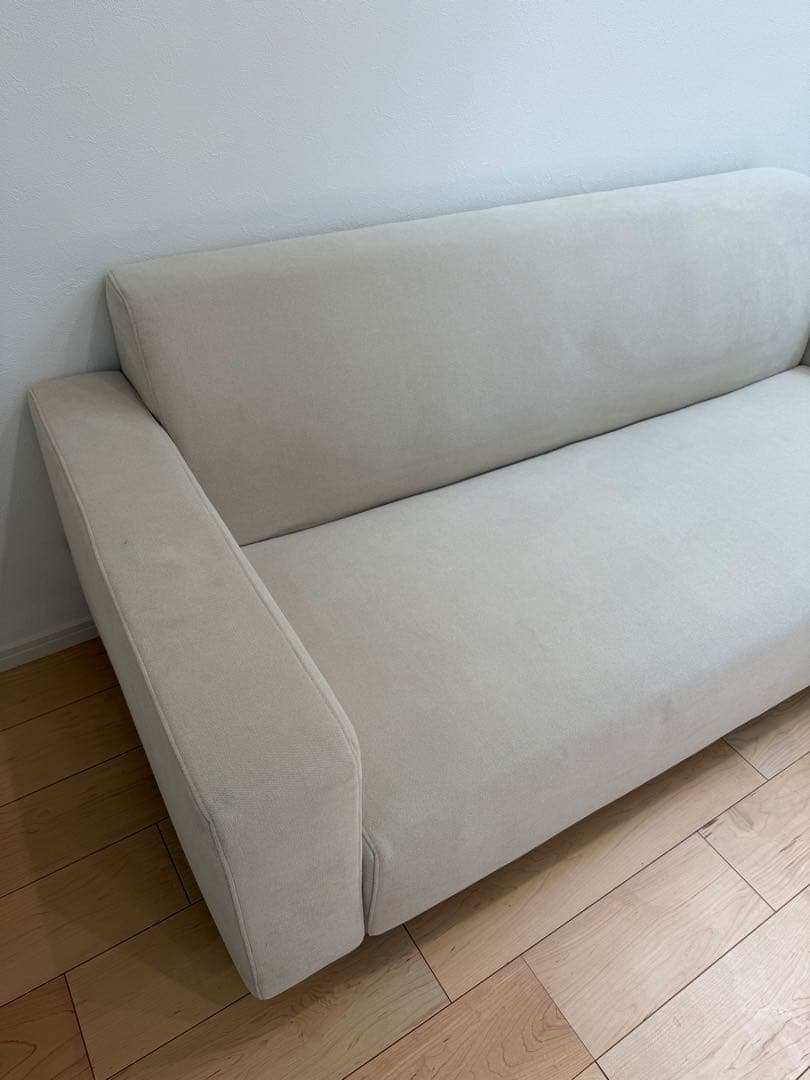 ぶどうとりんご　美品！ song dream ベージュ　3人掛けソファ