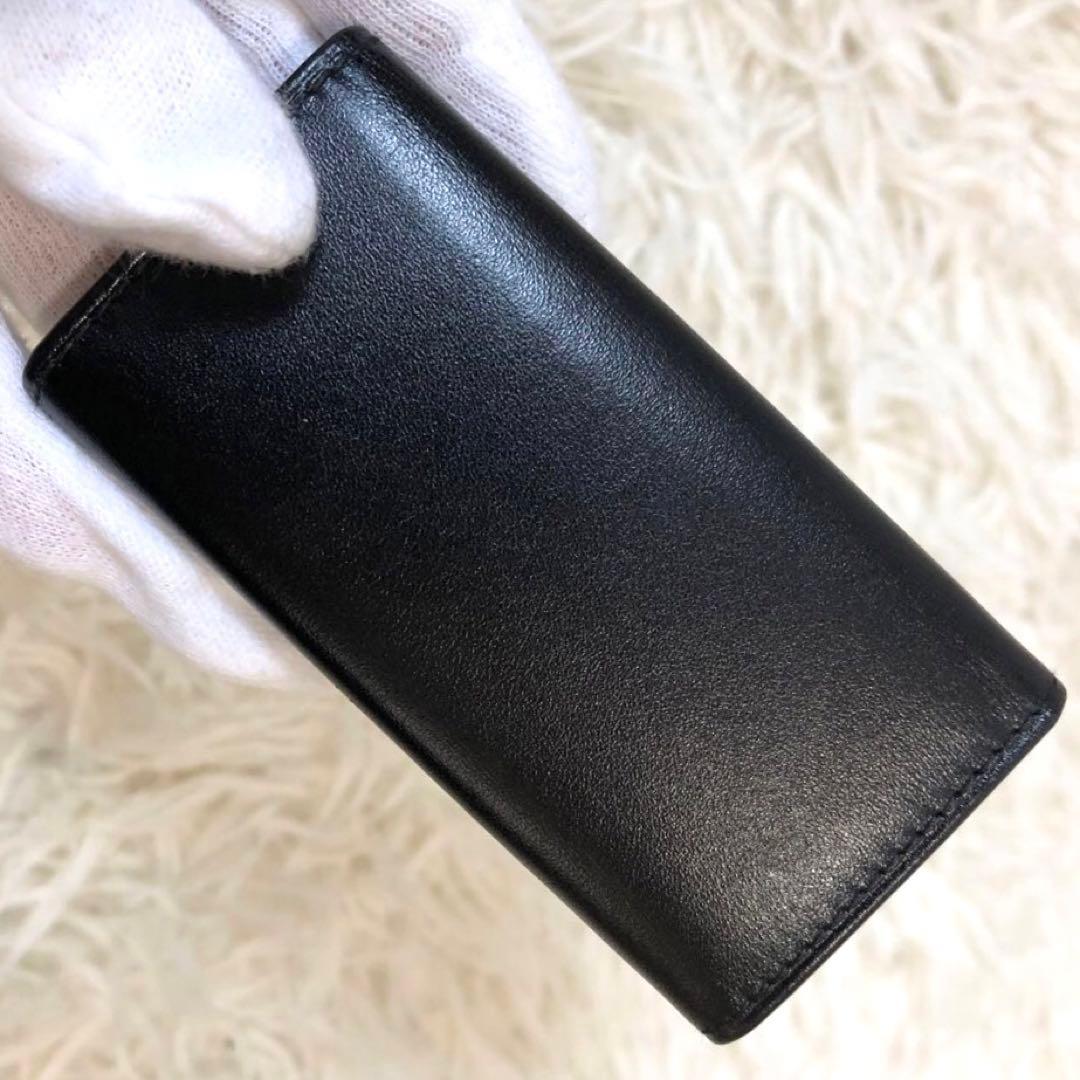 未使用✨カルティエ　パシャ　 レザー　4連キーケース レザー ブラック