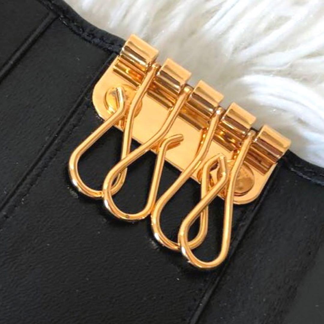 未使用✨カルティエ　パシャ　 レザー　4連キーケース レザー ブラック