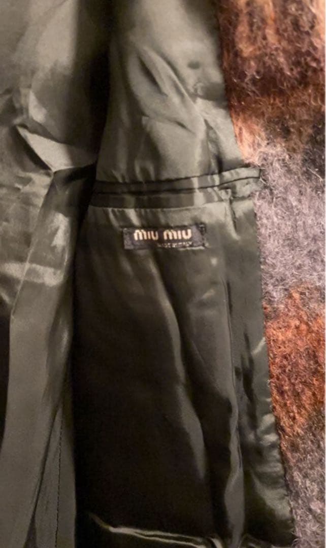 ジャケット・アウター 05aw miumiu mohair Chesterfield coat 00s