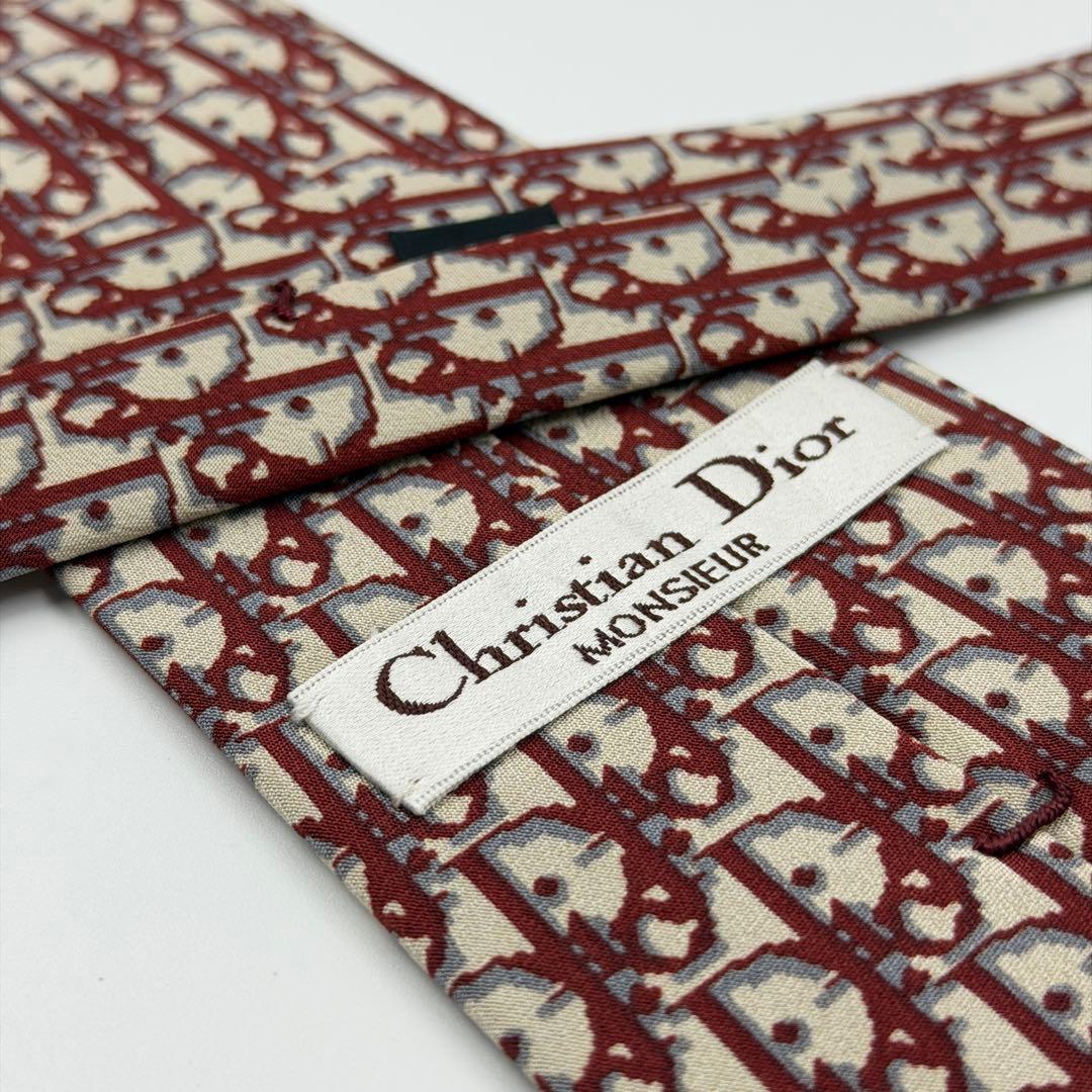 ✨️新品未使用✨️ Christian Dior ネクタイ トロッター レッド