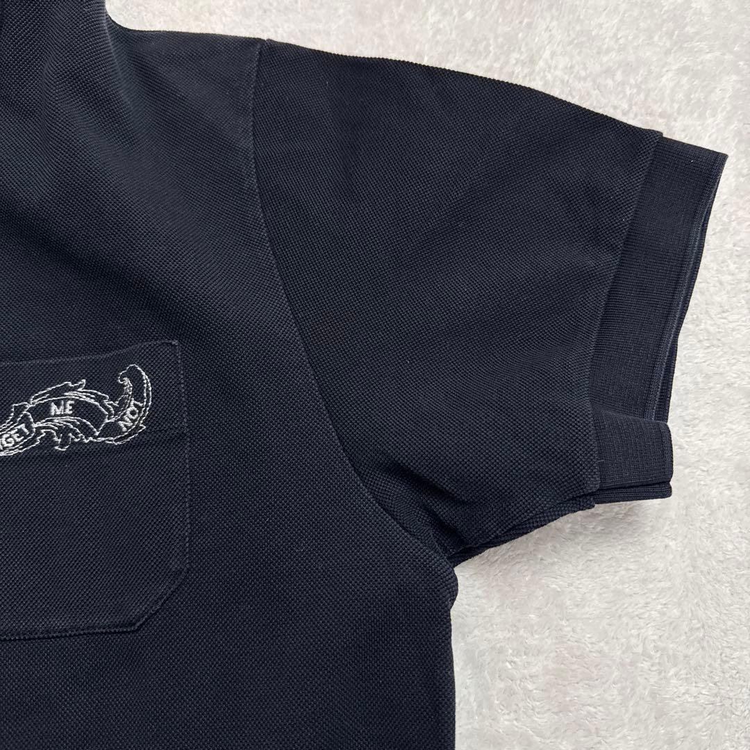 ディオールオム　ポロシャツ　ブラック　サイズ不明(S相当)