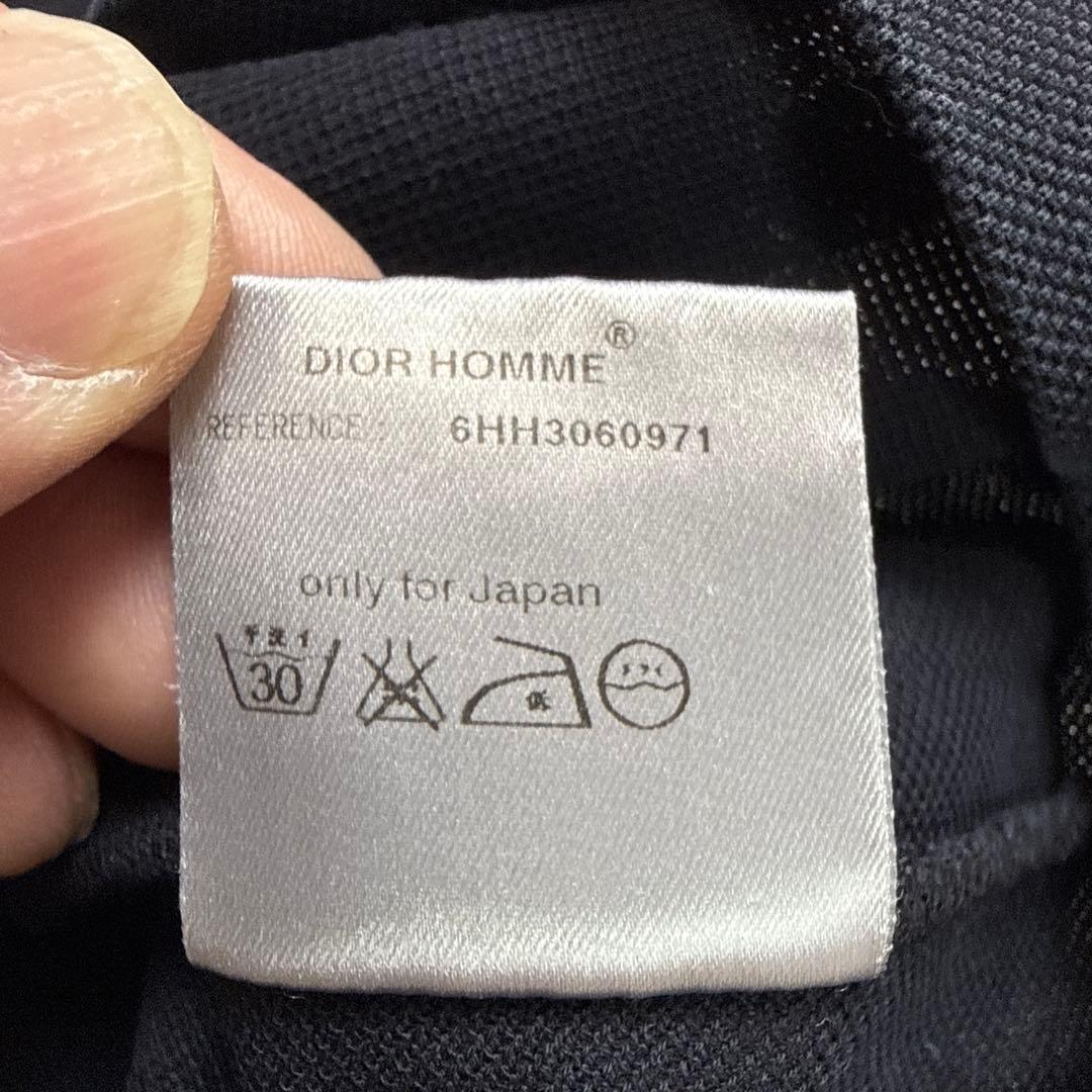 ディオールオム　ポロシャツ　ブラック　サイズ不明(S相当)