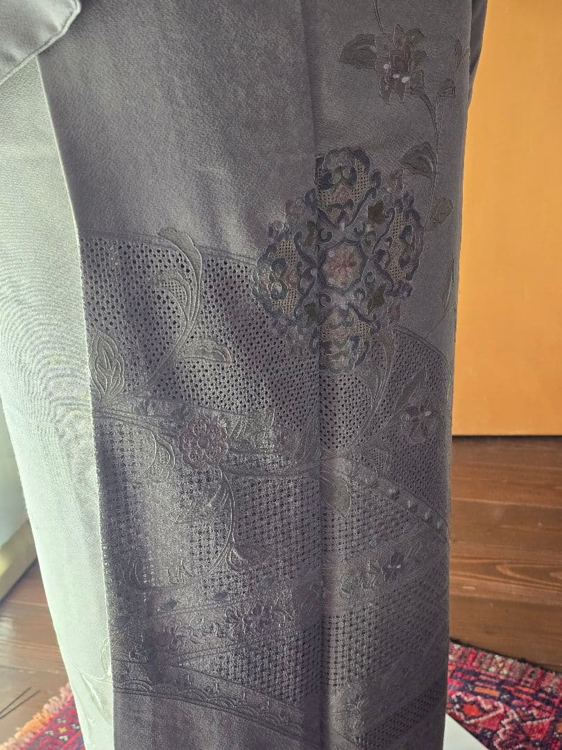 汕頭刺繍　４点フルセット　蘇州刺繍　高級訪問着　トールサイズ　唐織　高級袋帯