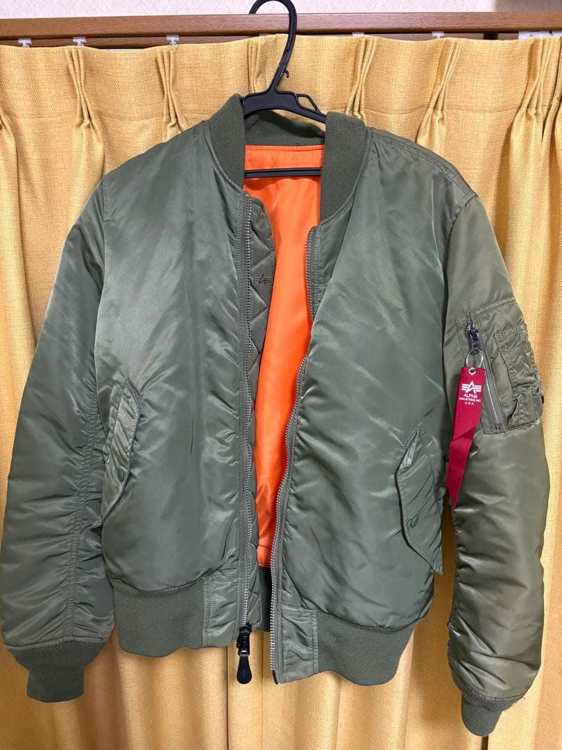 Mサイズ ALPHA MA-1 カーキ ブルゾン ヴィンテージ 送料無料