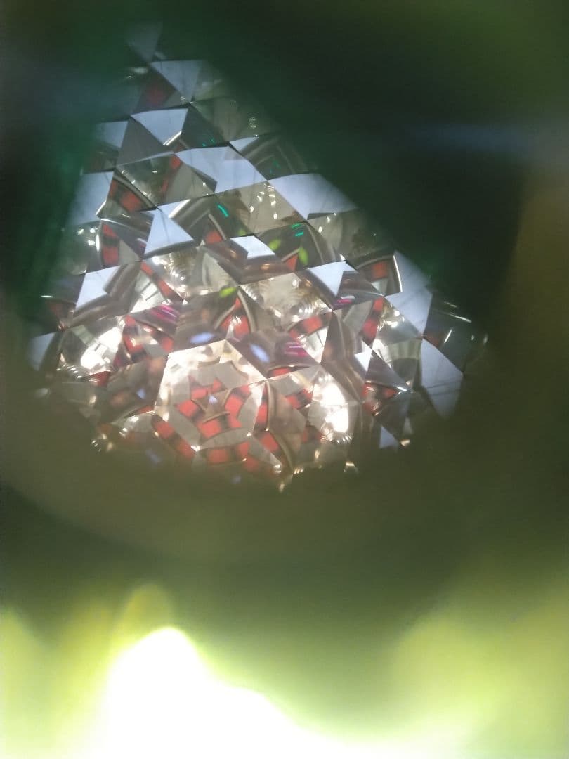 オルゴールのルーレット付き万華鏡