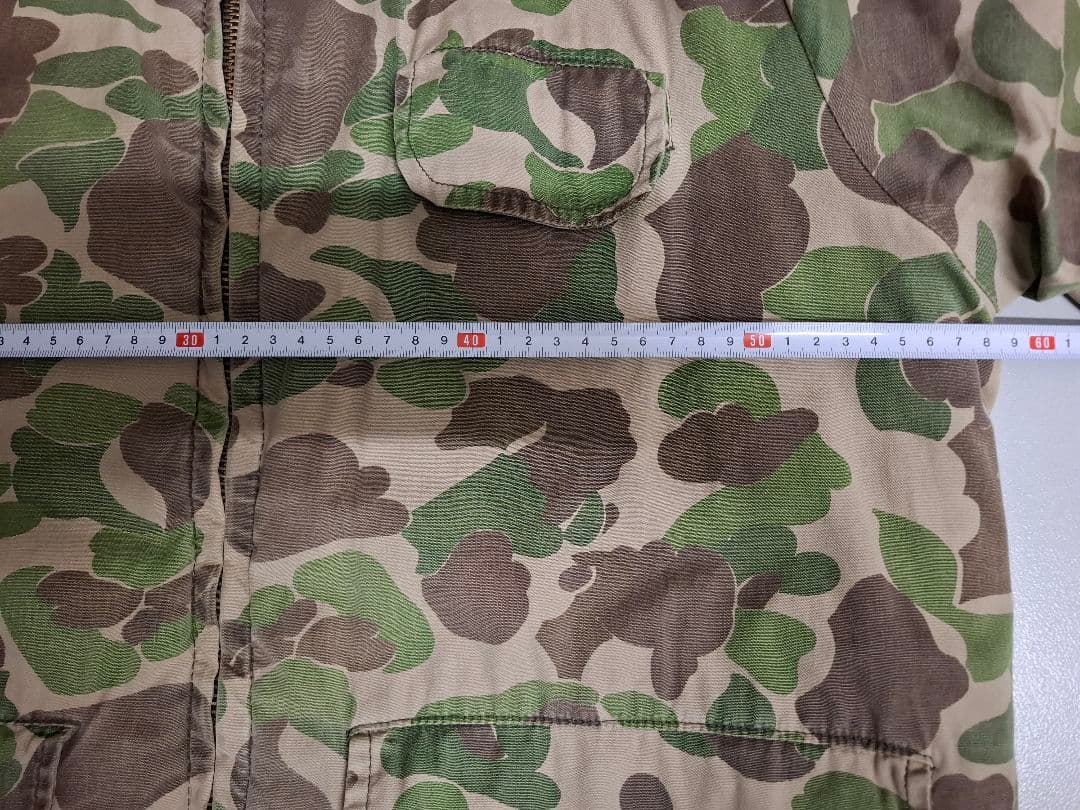 リバーシブル　ダックハンターカモ　ジャケット　６０s　ビンテージ