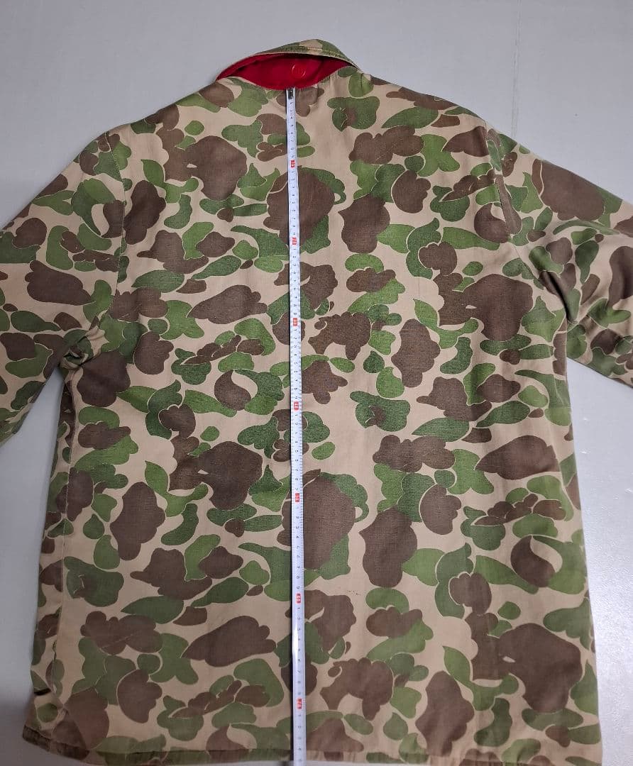 リバーシブル　ダックハンターカモ　ジャケット　６０s　ビンテージ