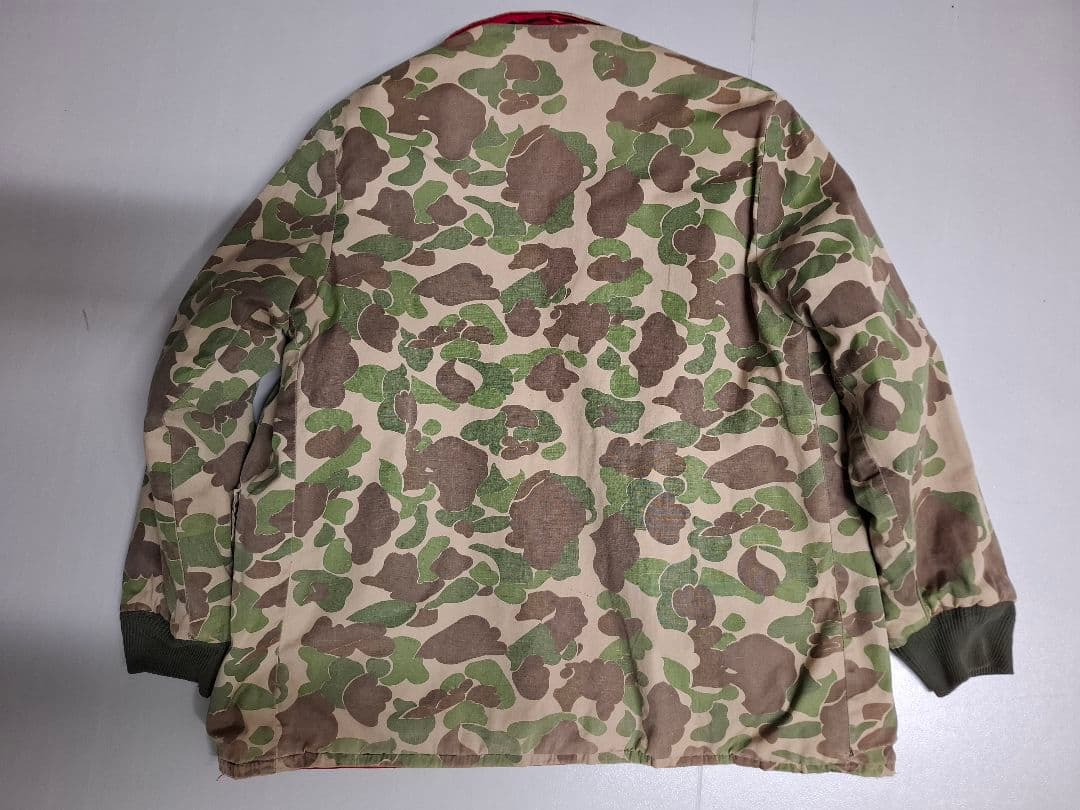 リバーシブル　ダックハンターカモ　ジャケット　６０s　ビンテージ